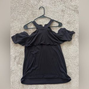 Off the shoulder classy black top